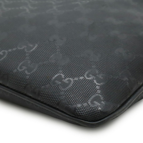 GUCCI Black Leather Shoulder Bag - Picture 4 of 8